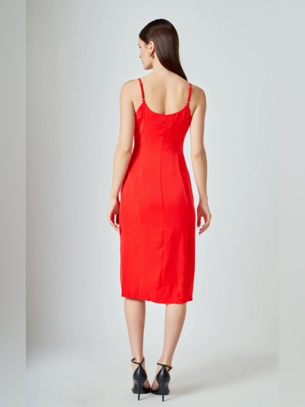 ENDLESS ROSE CASCADING RUFFLE DRESS XS - Picture 4 of 13